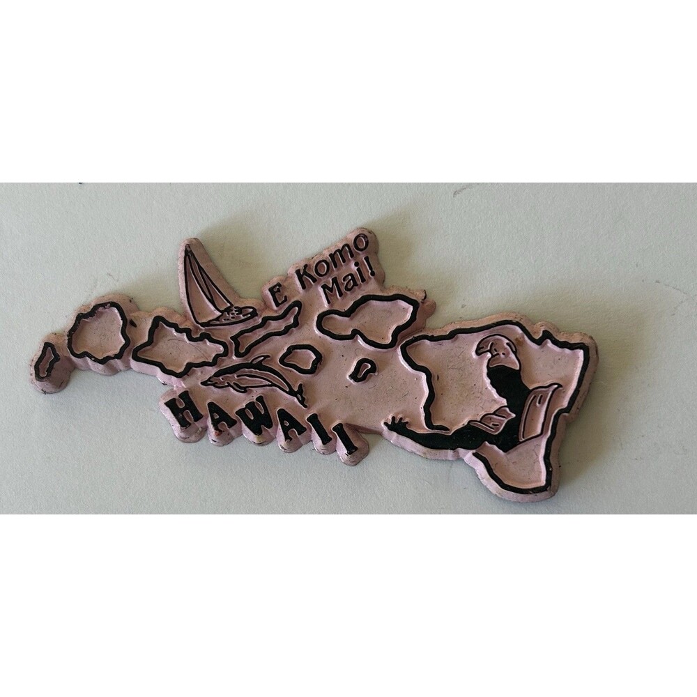 HAWAII E Komo Mail Refrigerator Magnet Souvenir By Magnetic Collectables
